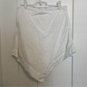 Dissh linen White strapless top size 6